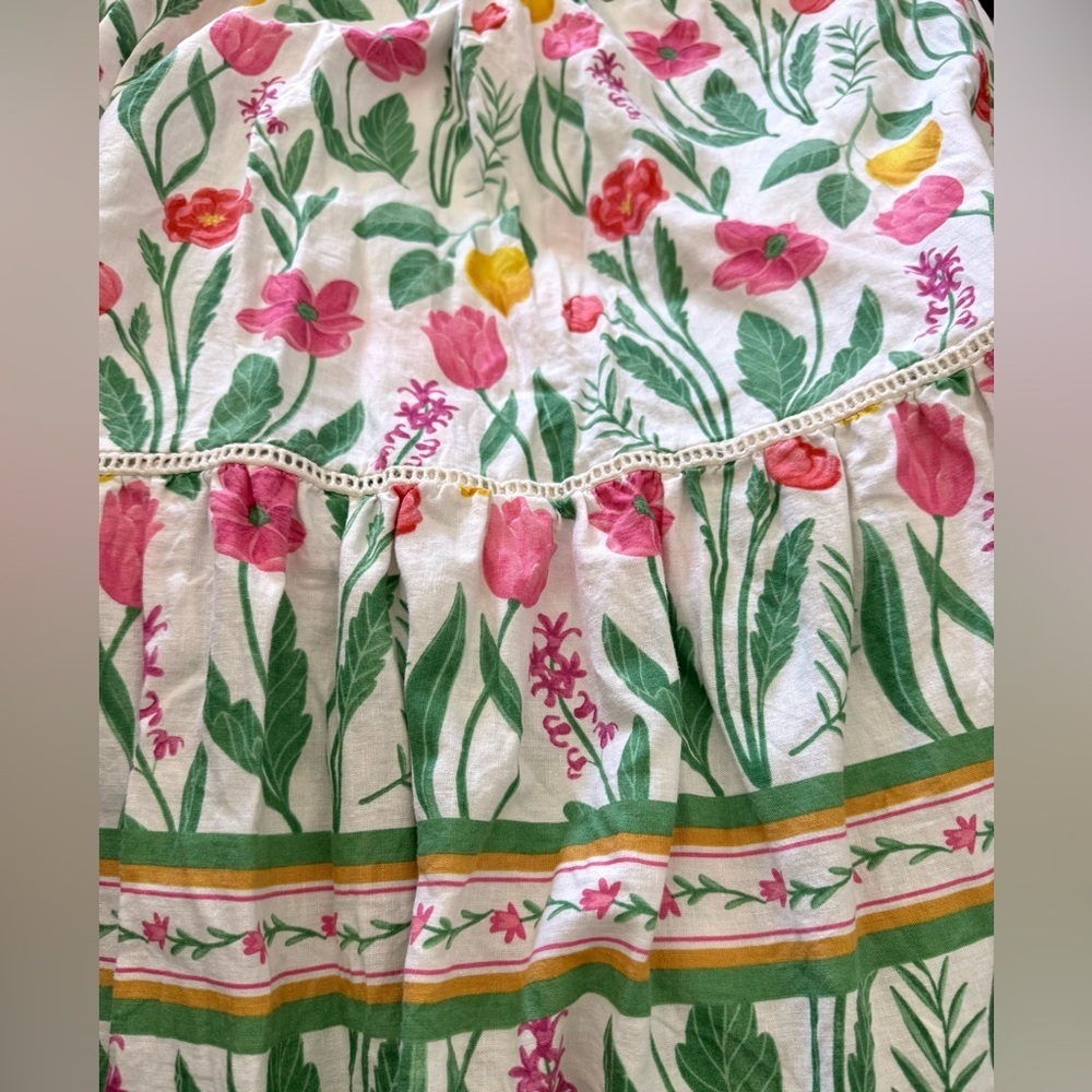 Rachel Zoe Linen Blend floral midi skirt - Picture 7 of 10